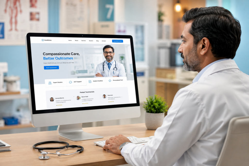 Healthcare Website Design in India: Build a Medical Website That Attracts and Converts Patients
